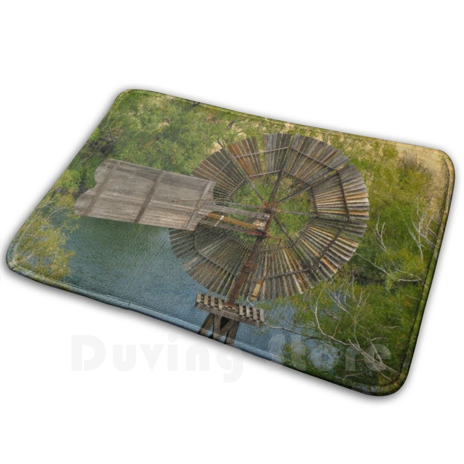 Century Textile & Sewing Supply Online Shopping - Wooden Windmill Carpet Mat Rug Cushion