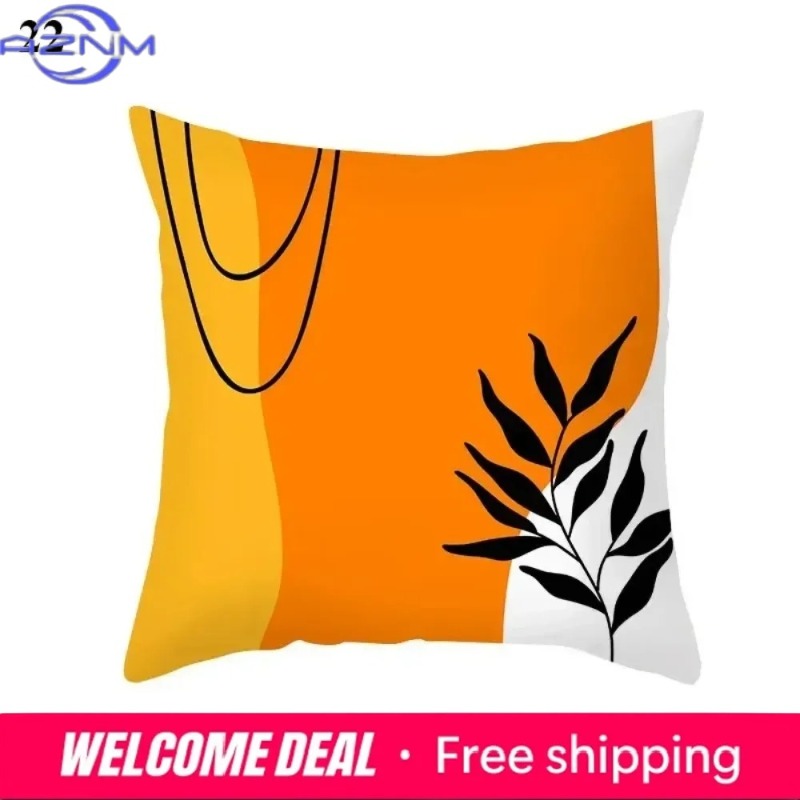Boho Orange Abstract Cushion C - Century Textile & Sewing Supply Online Shopping recension och pris