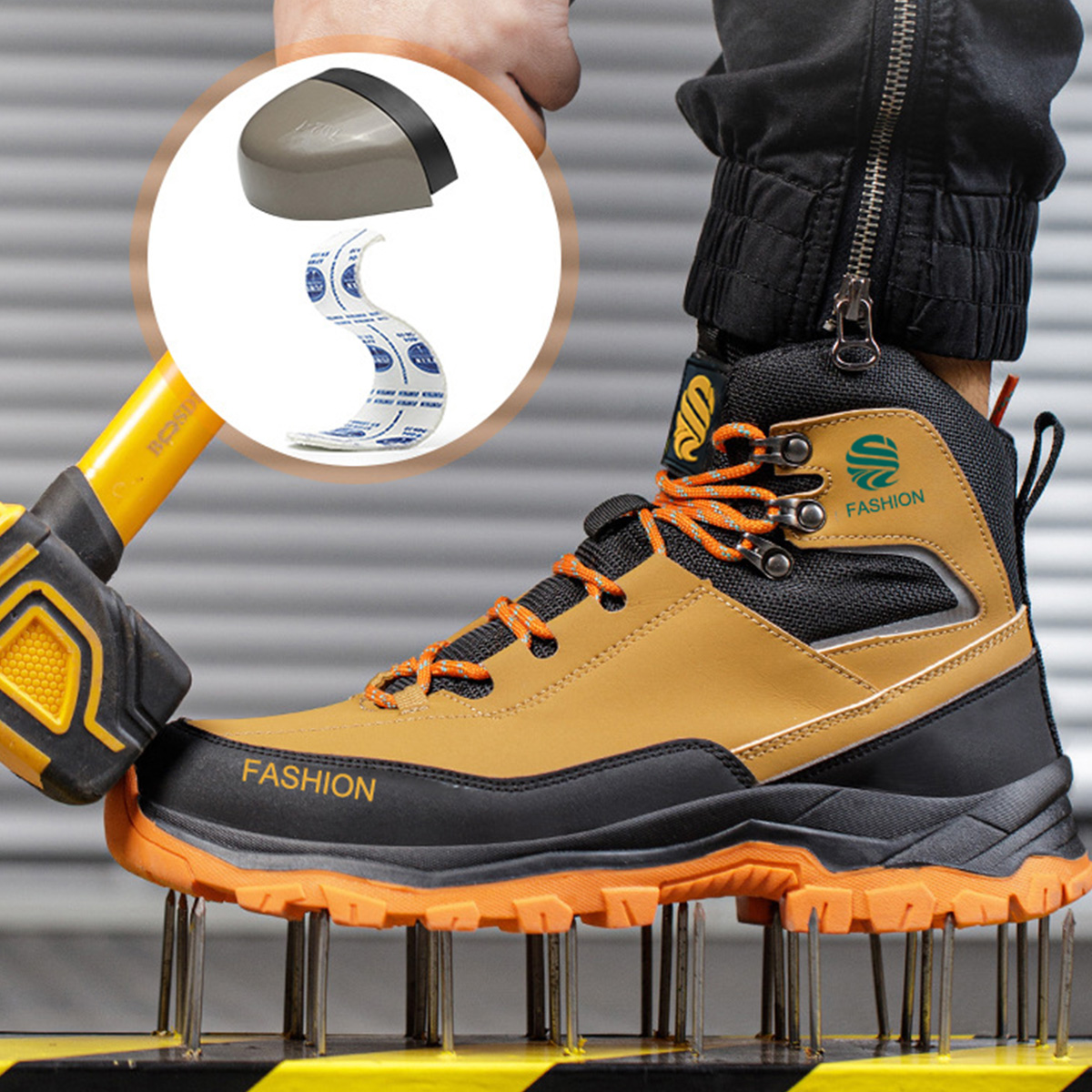 Men Steel Toe Work Shoes Impac - Sewing Industry recension och pris