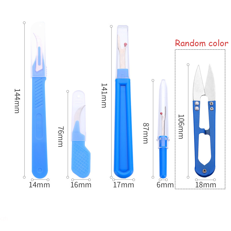 5Pcs Blue Sewing Ripper Kit wi - Sewing Repair recension och pris