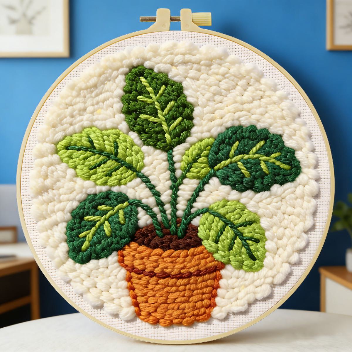 20X20CM/7.87inch Leaves Punch  - Sewing Textile Art recension och pris
