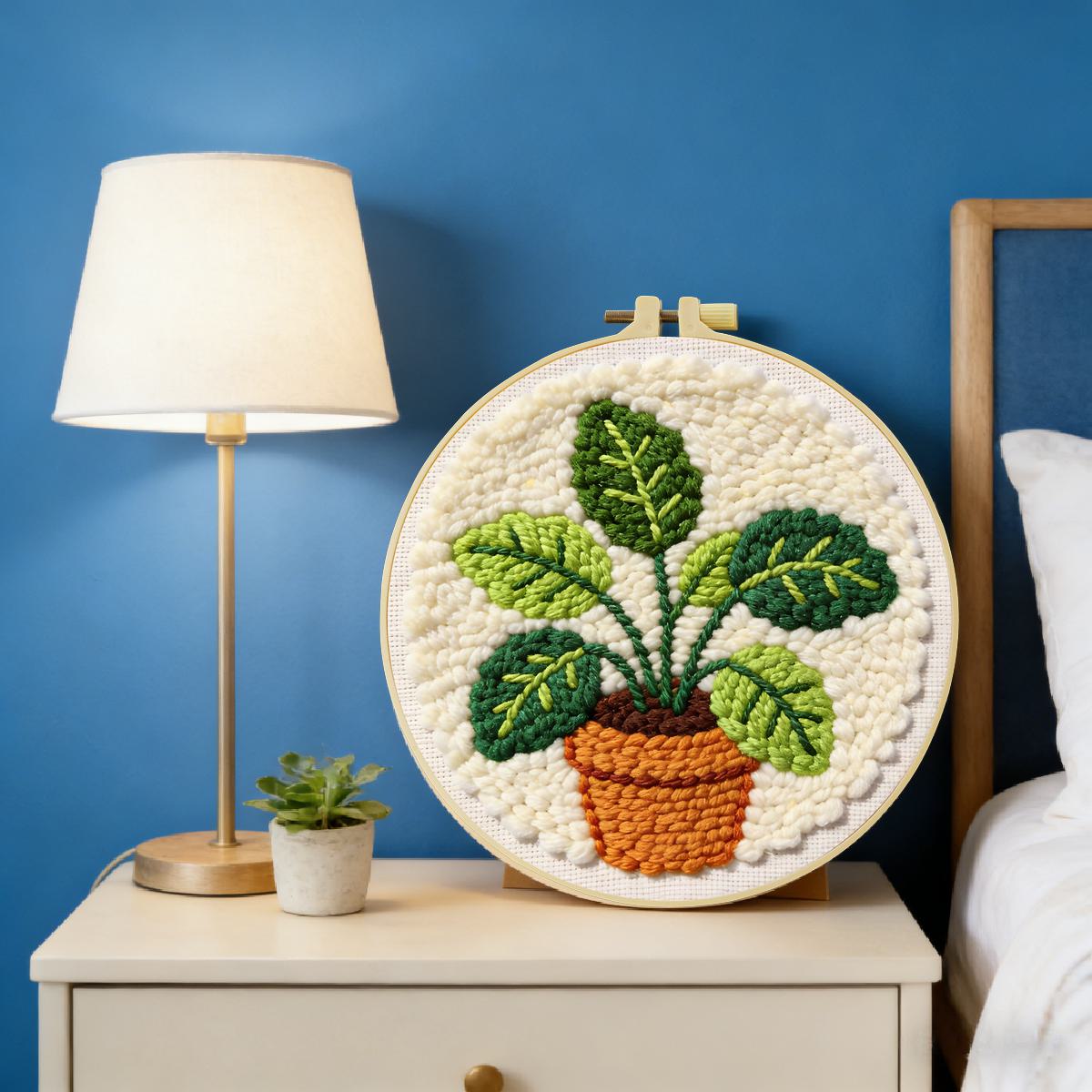 20X20CM/7.87inch Leaves Punch  - Sewing Textile Art recension och pris