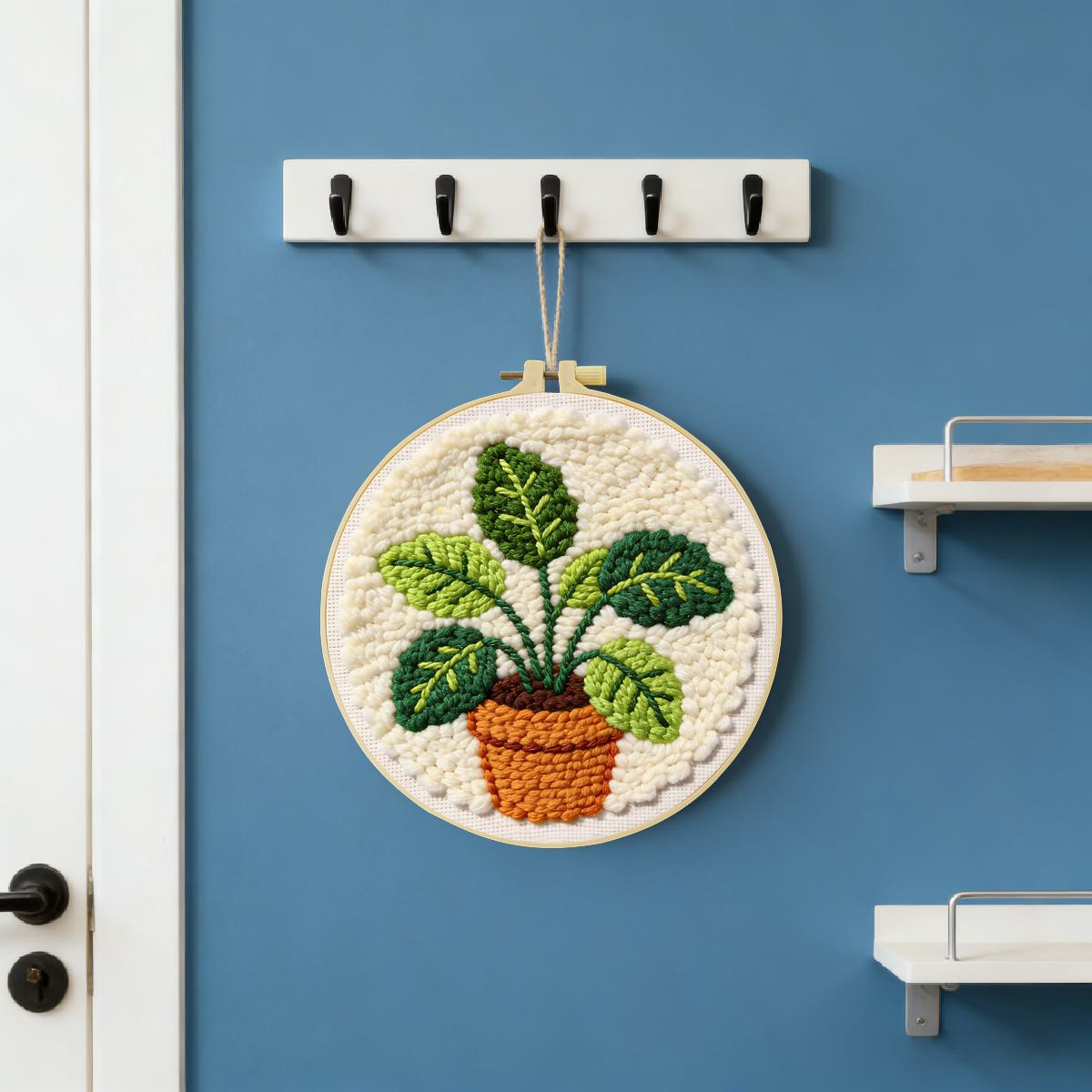 20X20CM/7.87inch Leaves Punch  - Sewing Textile Art recension och pris