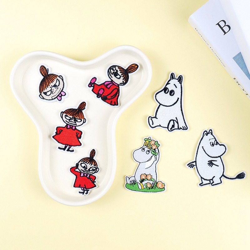 Moomin Cute Cartoon Embroidere - Sewing Repair recension och pris
