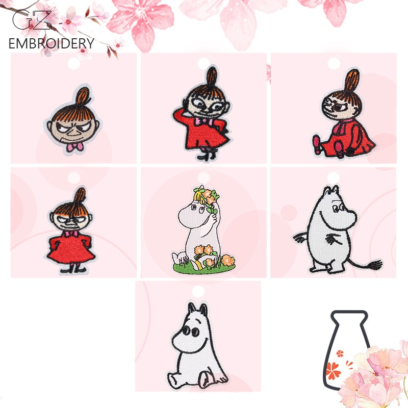 Moomin Cute Cartoon Embroidere - Sewing Repair recension och pris