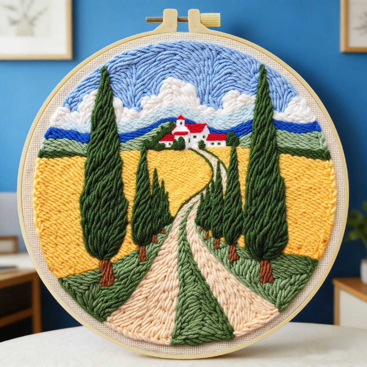 20X20CM/7.87inch Field Punch N - Sewing Textile Art recension och pris