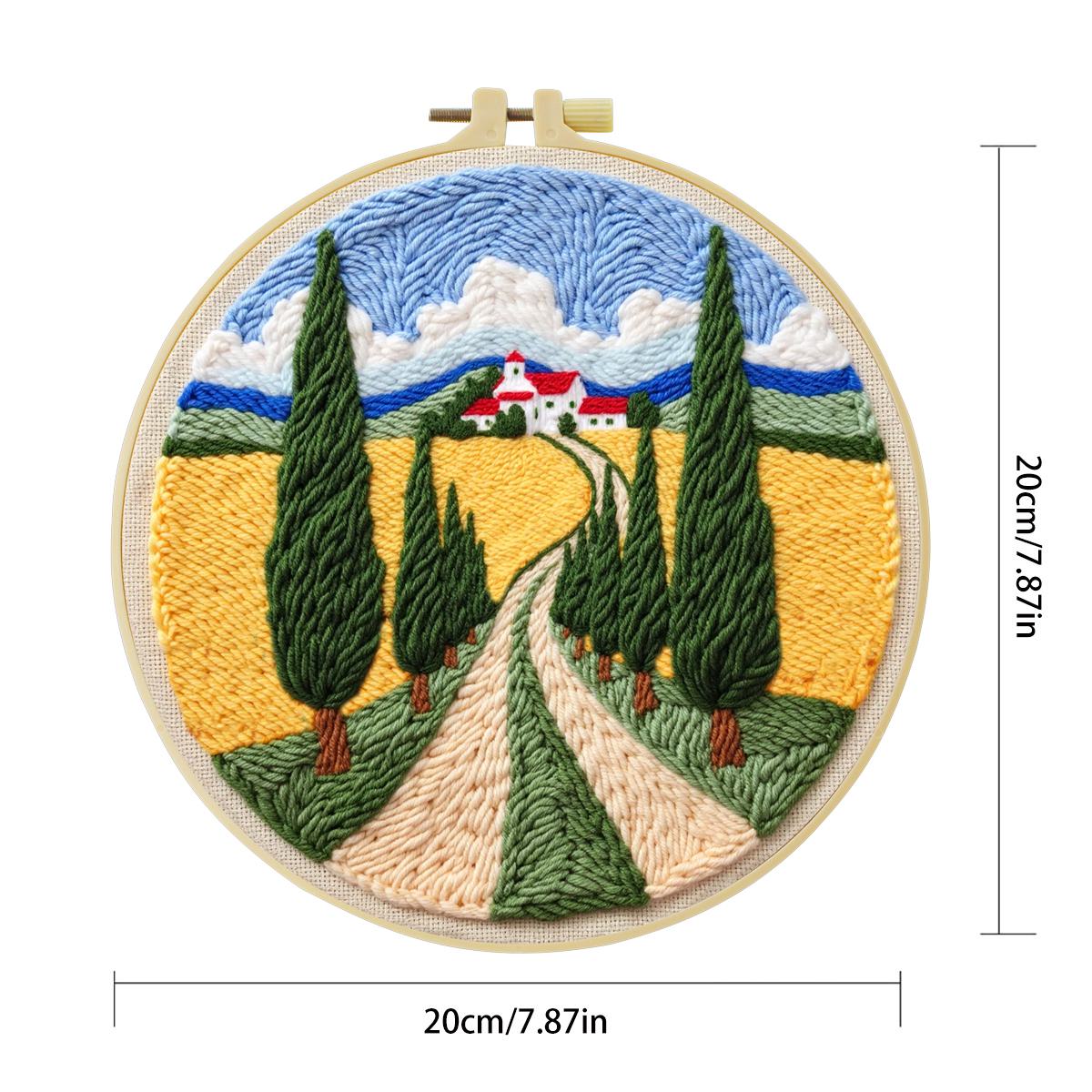 20X20CM/7.87inch Field Punch N - Sewing Textile Art recension och pris
