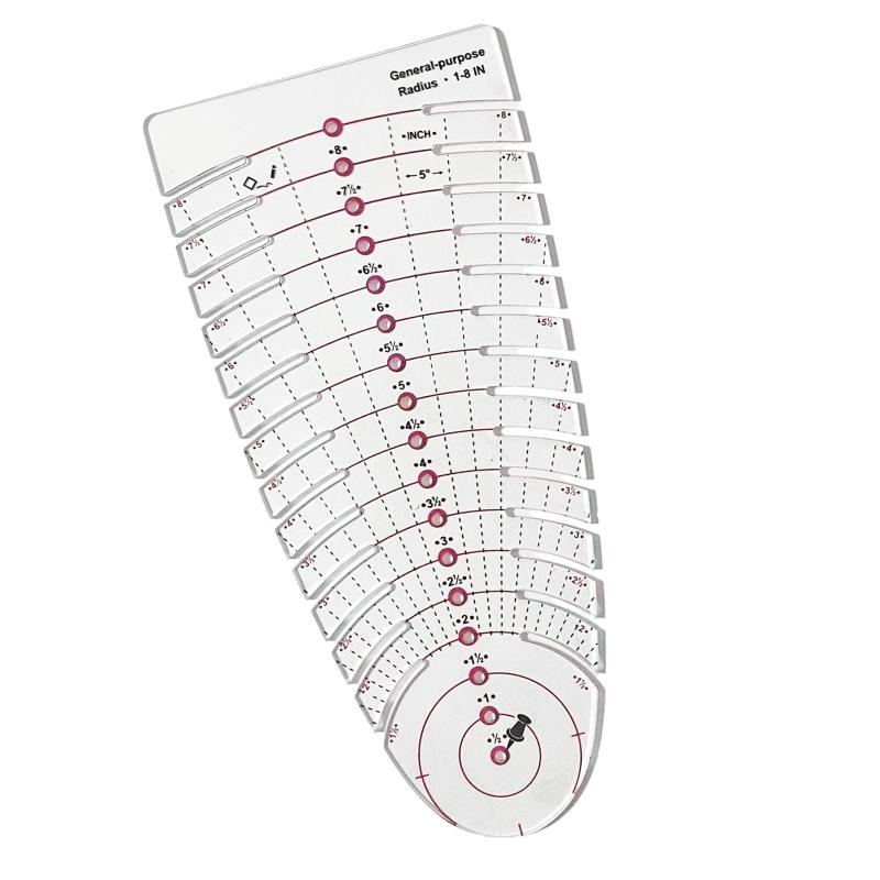 39BB Clear Scale Acrylic Measu - Sewing Textile Art recension och pris