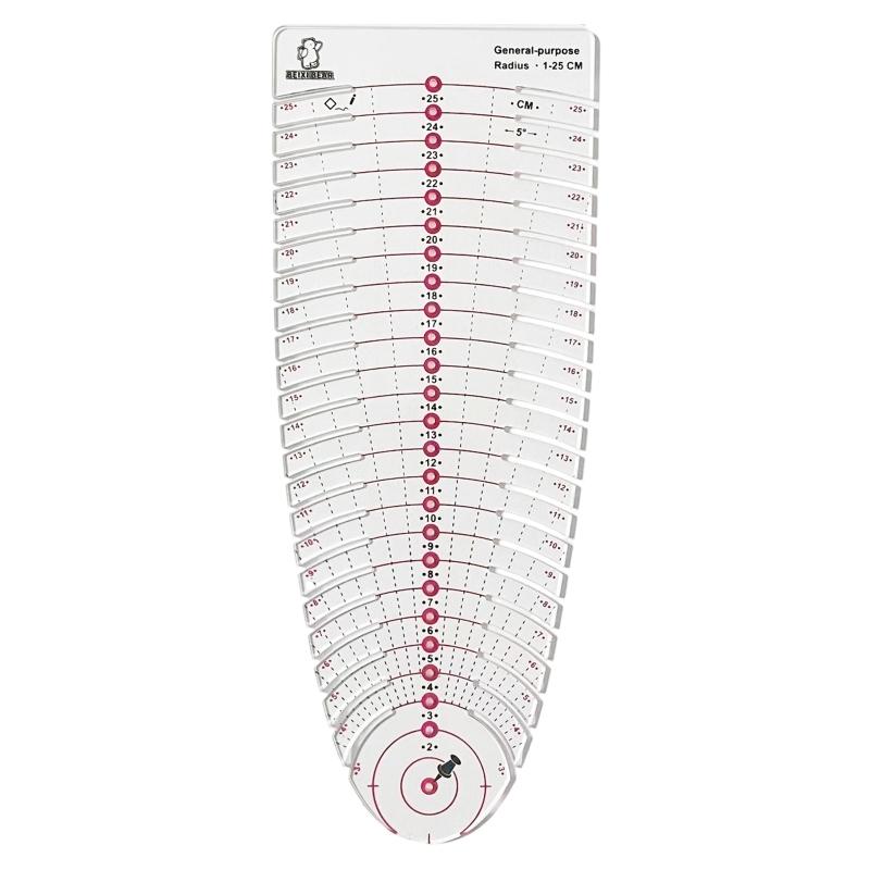39BB Clear Scale Acrylic Measu - Sewing Textile Art recension och pris