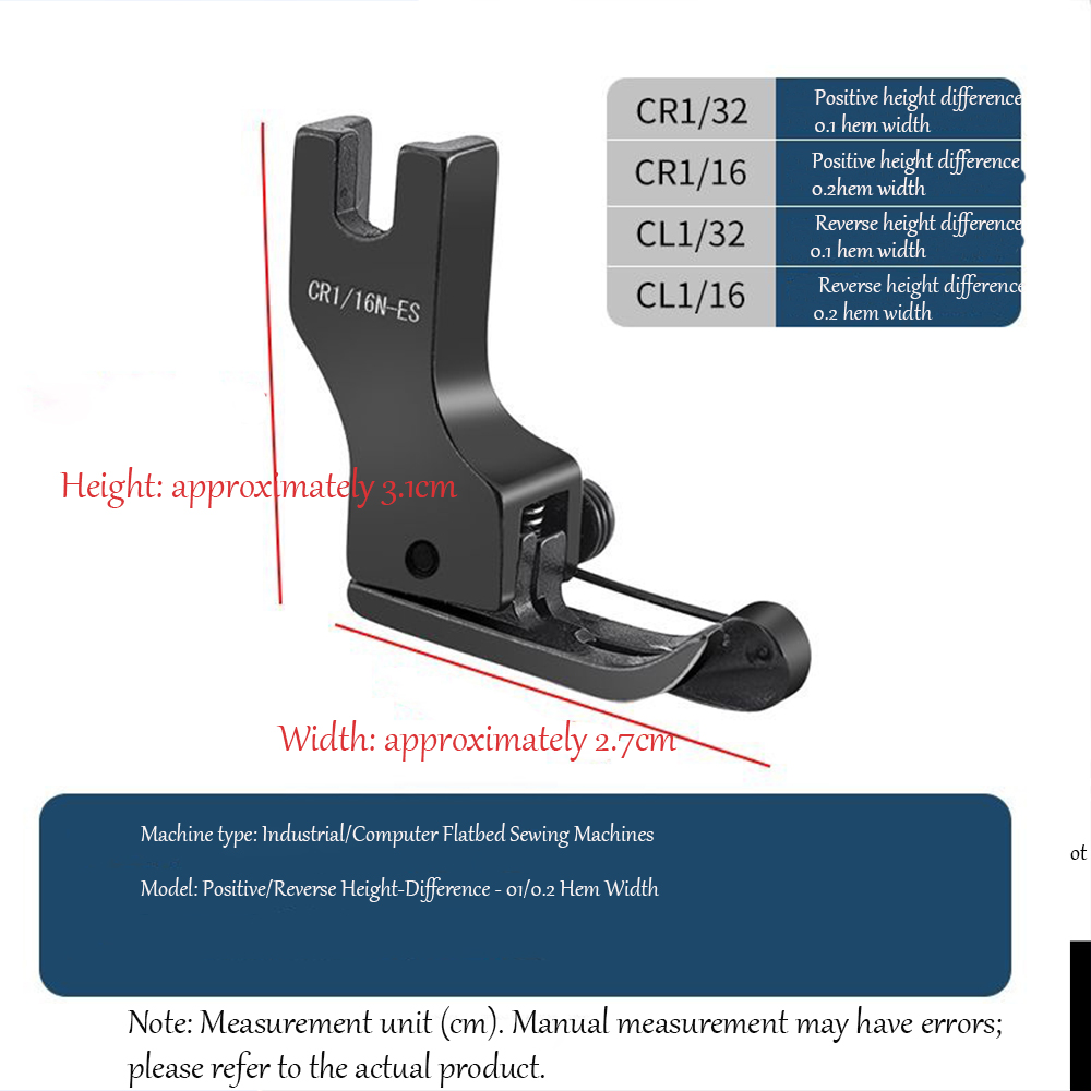 Black Titanium Steel High-Low  - Textile Sewing Machine recension och pris