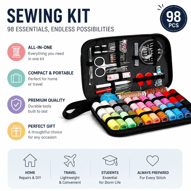 68/98PCS Sewing Accessories To - Sewing Repair recension och pris