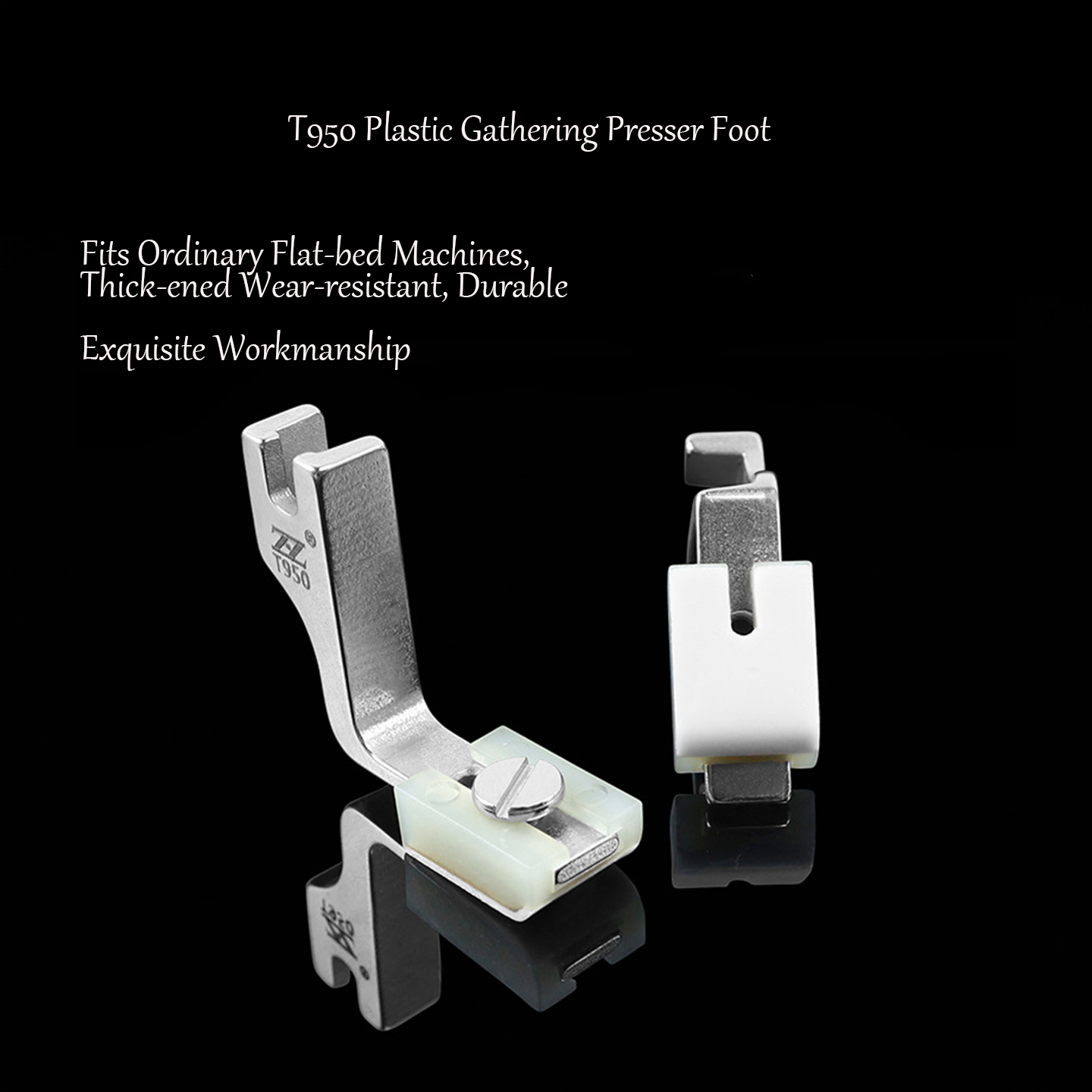 T950 Teflon Plastic Gathering  - Textile Sewing Machine recension och pris