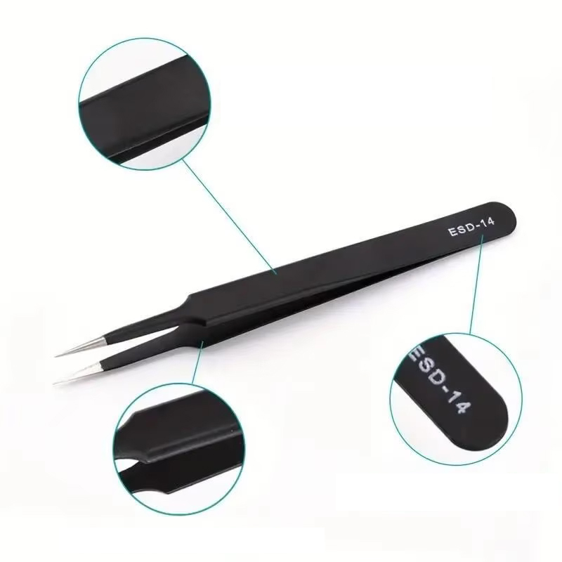 6pcs Precision ESD Tweezers St - Sewing Repair recension och pris