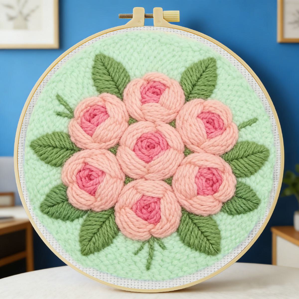 20X20CM/7.87inch Flower Punch  - Sewing Textile Art recension och pris