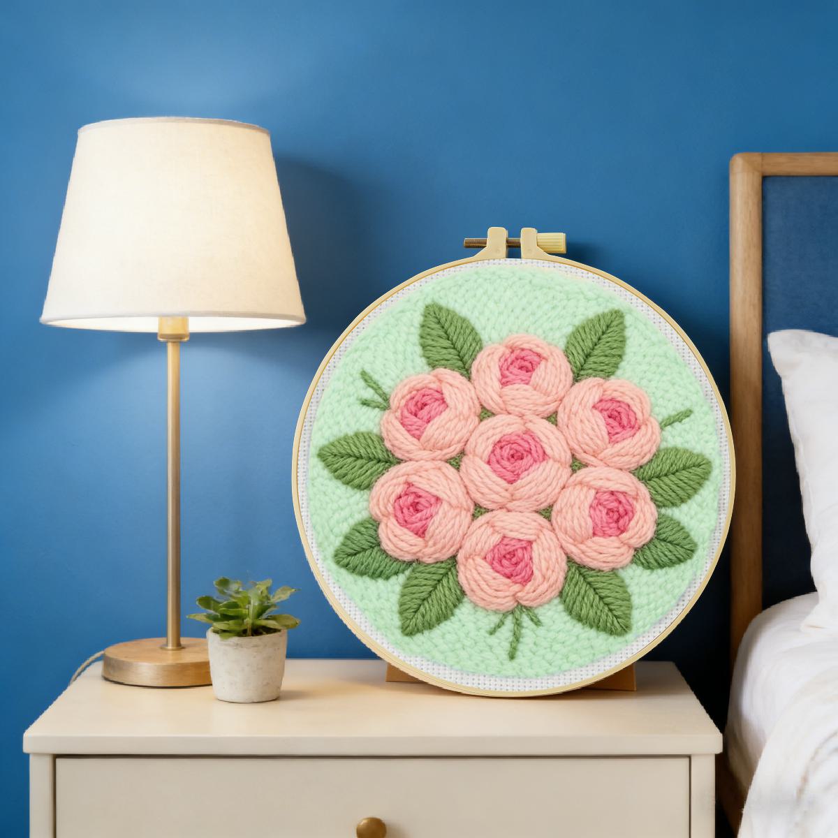 20X20CM/7.87inch Flower Punch  - Sewing Textile Art recension och pris