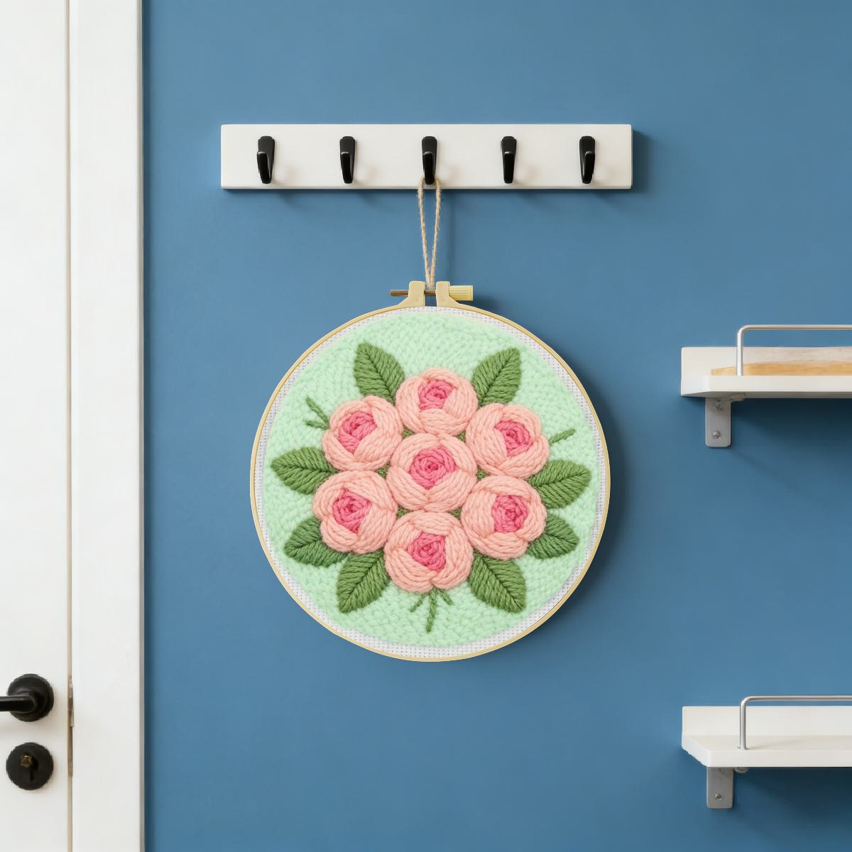 20X20CM/7.87inch Flower Punch  - Sewing Textile Art recension och pris