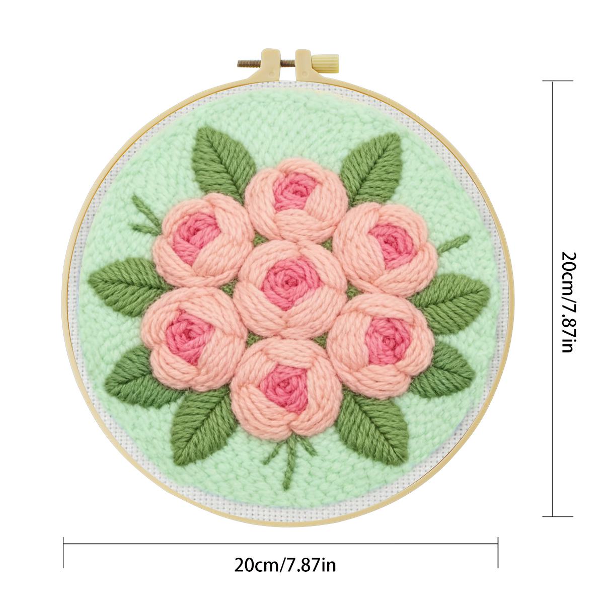 20X20CM/7.87inch Flower Punch  - Sewing Textile Art recension och pris