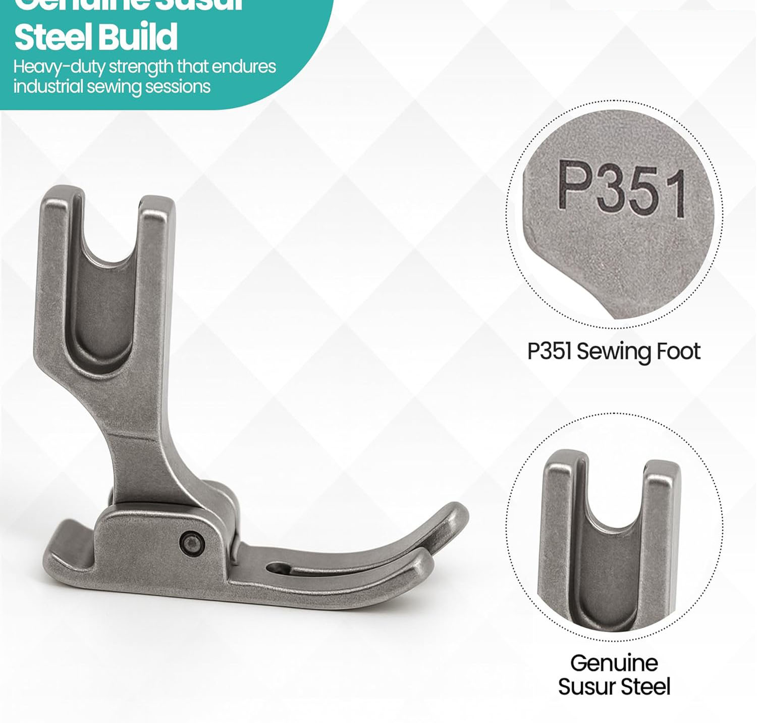 P351 Standard Presser Foot for - Textile Sewing Machine recension och pris