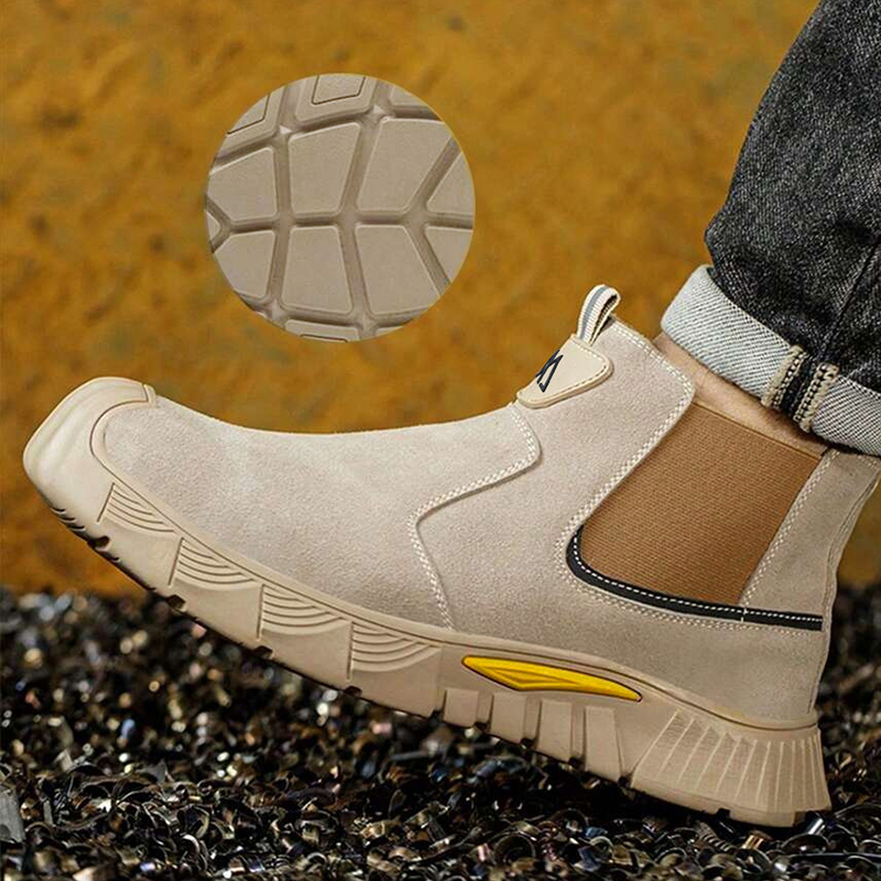 Lightweight Men's Safety Shoes - Sewing Industry recension och pris
